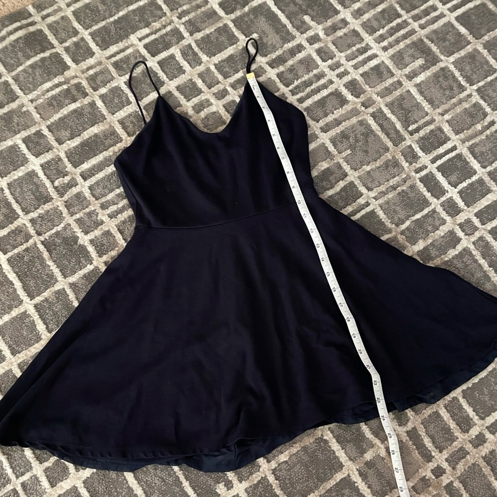 Alice + Olivia Black Mini Slip Dress